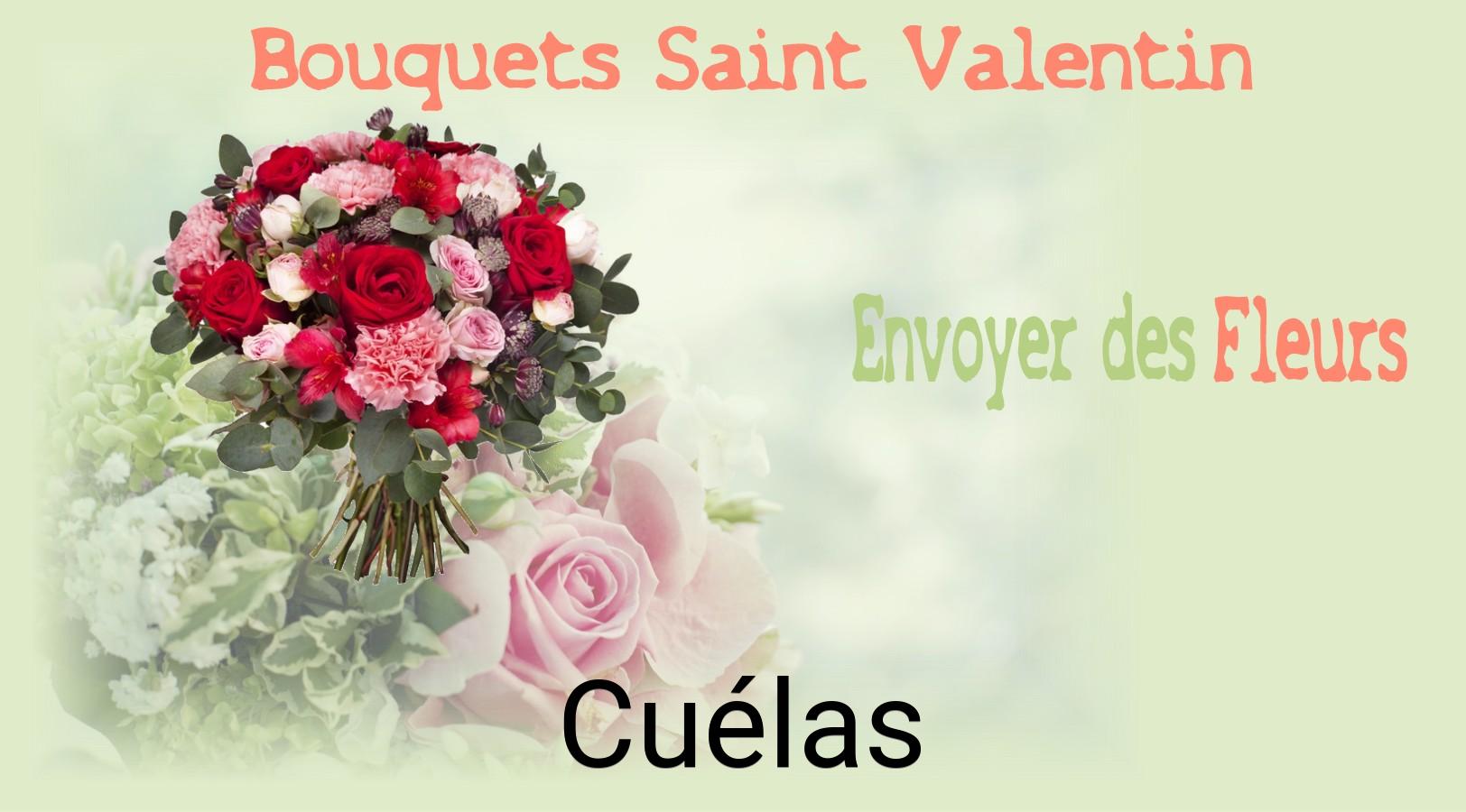Roses de Saint-Valentin livrées à Cuélas